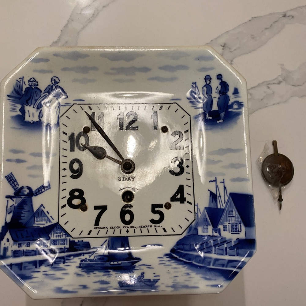Vintage Newark clock company